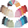 Recyclable Custom Linen Drawstring Bag Ready-Made for Party Wedding Wedding Candy Gift Bag Packaging Cotton Linen Jute Bag