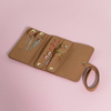 Travel Luxury Colorful Microfiber Jewelry Case Roll Bag Organizer for Necklace Bracelet Earrings Ring with Custom Logo