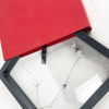 Custom High Quality Transparent Pe Film Plastic 3d Floating Frame Display Holder Jewelry Case Box Packaging