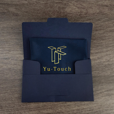 Custom Kraft Paper Card Glasses Cloth Microfiber Sunglasses Cleaning Cloth Lens Screen Jewelry Watch Cloth No Plastic Packing