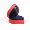 Factory Direct LED Ring Jewellery Packaging Box Wholesale Red LED Plastic Heart-Shaped Jewelry Case