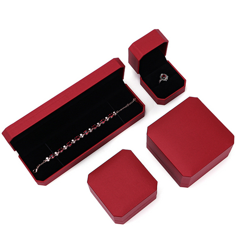 Octagonal Gold Jewelry Ring Box Factory Direct Spot Wholesale Same Type of High Quality Packaging for Jewelry