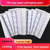 Custom White Single-Sided Tissue Paper Moisture-Proof Wine Fruit Drum Garment Packaging Shoe Printed Clothing Packaging