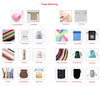 Custom Printed Satin & Organza Jewelry Pouch Jute Drawstring Ring Necklace Storage Bag for Gift Packaging