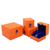 High-End White PU Leather Jewelry Box Set Custom Logo Packaging for Earrings Bracelets Necklaces Rings
