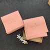 Yu Custom Microfiber Jewelry Pouch with Envelope Style Band Earrings Accepts Touch and Debossed Printing for Gift Display