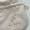 Custom Jewelry Bag Logo Drawstring Fragrance Dust Bag Chic Gift Bag Suede Vintage Luxury Earrings Jewelry Pouch with logo