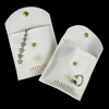 Custom Mini Button Bracelet Jewelry Pouches Envelope Shape Leather Gift Bag for Jewellery Button Bag Packaging
