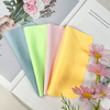 Custom Rapid Design Embossed Printed Microfiber Cloth for Sunglasses Watches Jewelry Cameras Lenses Phone Screen Cleaning