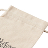 Custom Eco-Friendly Drawstring Burlap Christmas Jute Shopping Bag with Logo Personalized Christmas Shopping Bag