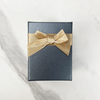Luxury High Quality Custom Logo Black Cardboard With Foam Insert Paper Gift Packaging Single Set Watch Box
