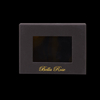 Black Jewelry Box with Plastic Waterproof Window Custom Gift Jewelry Box Jewelry Packaging Paper Box