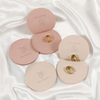 High Quality Custom Logo Printed Microfiber Jewelry Packaging Bags Round Envelope Flap Jewelry Packaging Pouches