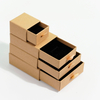 Custom Logo Printed Eco-Friendly Kraft Paper Watch Box Perfume Earring Ring Cardboard Drawer Storage Luxury Storage Solution
