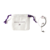 Hight Quality Custom Logo Printed Gift Bag Velvet Flannel Dust Jewelry Pouch Velvet Suede Drawstring Jewelry Bag