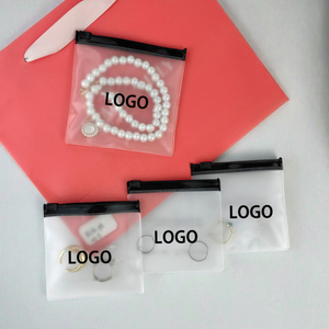 Customized PVC Accessories Plastic Ziplock Packaging Bag High Quality Jewelry Pouch With Zipper Jewelry Case Ziplock Bag