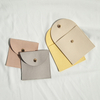 Custom Logo Printed Microfiber Gift Bag Necklace Jewellery Packaging Bag Envelope Microfiber Jewelry Pouch with Button