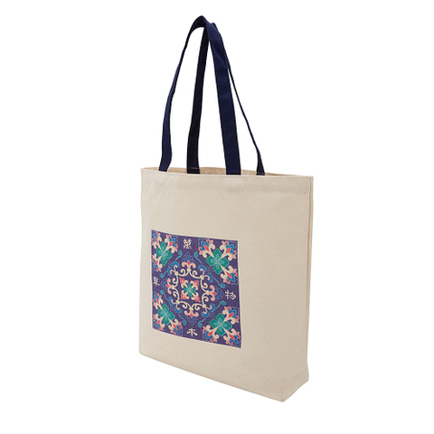 Custom Printed Burlap Handbag Eco Reusable Shopping Jute Tote Bag