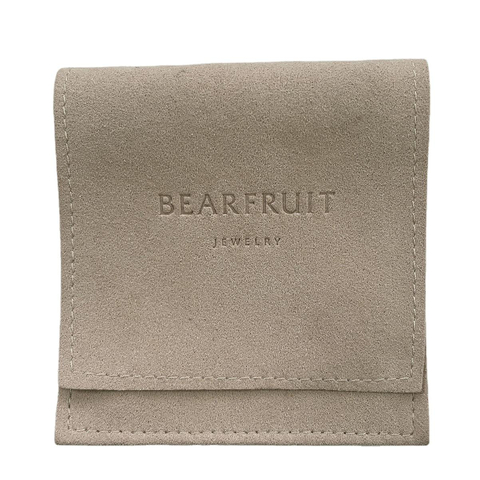 High Quality Custom Logo Microfiber Suede Dustproof Inserts Envelope Flap Jewelry Packaging Bag Necklace Jewelry Pouch with logo