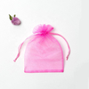 Customized Logo Transparent Organza Gift Pouch 22-Color Jewelry Packaging and Cosmetic Storage Bags with Personalized Logo