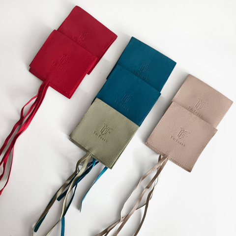 Custom logo Luxury Microfiber Jewelry Pouch for Bracelet Necklace Ring Jewelry Packaging Bag Envelope Gift Bags