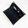 Wholesale New Style Portable PU Leather Case Box for Glasses Eyeglass Sunglasses Foldable Triangular Glasses Case