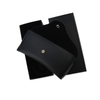 High Quality Custom Logo PU Leather Sunglasses Case Box Black Glasses Pouches Cloth Glasses Package Sunglasses Paper Box