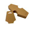 Jewelry Packaging Kraft Paper Card Black and White Folded Hanging Band for Necklaces and Hair Accessories Display Rope Bags