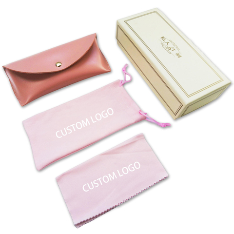 Luxury Sunglasses Flip-top Case Box Black Glasses Pouches Cloth Eyewear Package Sunglasses Drawer Box Set
