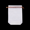 Custom 7x9cm Organza Small Drawstring Bags for Jewelry Wedding Favor 21 Kind Colors Acceptable Black Packaging Printing