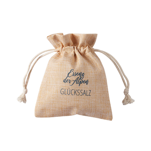 NATURAL Custom Print Logo Small Jute Jewelry Pouch Hemp Linen Jute Jewelry Bag Comb Burlap Drawstring Sacks