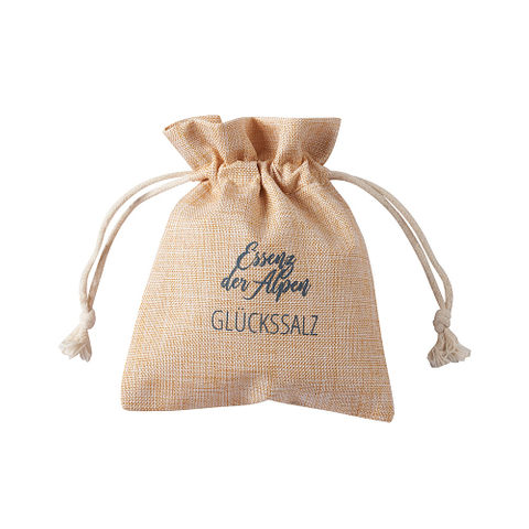NATURAL Custom Print Logo Small Jute Jewelry Pouch Hemp Linen Jute Jewelry Bag Comb Burlap Drawstring Sacks