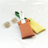 High Quality Custom Logo Printed PU Microfiber Sunglass Sleeve Colorful Glasses Pouch Dust Bag Eyeglass Bag for Microfiber