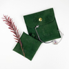 Custom Rings Earrings Jewelry Package Pouch Bag Personalized Logo Printed Jewelry Microfiber Packaging Bags