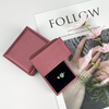 Wholesale OEM Custom Luxury PU Gift Jewelry Package Box Ring Necklace Leather Box With Logo Design Small Portable Jewelry Box