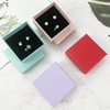 Luxury Lid and Base Boxes Custom Jewelry Clothing Orange Gift Box With Cotton Pouch Packaging Box Perfume Case