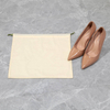 Custom Logo Printing Envelope Cotton Canvas Clothes Pillow Pouch Bag With Bow Envelope Dust Pouch Dust Filter Bag