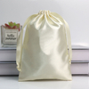 Custom Logo Printed Satin Drawstring Bag Underwear Swimsuit Clothes Satin Bag Gift Jewelry Silk Dust-proof Bag