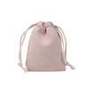 Gift Bag Custom Logo Canvas Cotton Drawstring Bag Organic Cotton Canvas Dust Pouch Watch Jewelry Dust-proof Cotton Bag