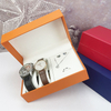 Custom Logo Velvet Plastic Paper Cardboard Packaging Flip Watch Box Gift Bracelet Jewelry Box Watch Display Packaging