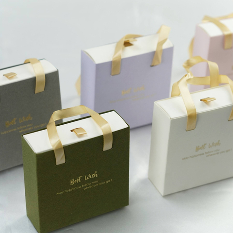 Portable Drawer Gift Box Custom Logo Earring Ring Necklace Jewelry Storage Box Accessories Packaging Soft Paper Box