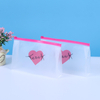 Custom Waterproof Eco Friendly Zipper Resealable Reuse Packaging Frosted Plastic PVC Bag