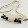 Custom Portable Travel Lanyard Sunglasses Storage case Pu Leather Custom logo Sunglass Pouch Bag