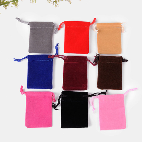 Custom Personalized White Velvet Dust Packaging Pouch Small Eco Friendly Drawstring Jewelry Bag With Logo