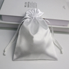 Luxury Custom Silk Satin Drawstring Pouch Cap Handbag Shoe and Hat Packaging for Gift Storage Bags with Dustbag