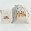 Custom Printed Biodegradable Linen & Cotton Jute Bag Reusable Drawstring Pouch for Jewelry Soap & Gift Packaging