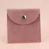 Custom Jewelry Bags with Logo Printed Microfiber Suede Jewelry Envelope Necklace Bag Jewelry Pouch with logo
