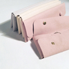 Luxury Custom Printed Suede Microfiber Jewelry Organizer Colorful Necklace Case for Pendant Storage Bag Pouch Display Options