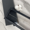 Transparent PE Film Display Transparent Shell 3D Suspended Film Floating Frame Rectangular Black Sliding Drawer Jewelry Box