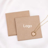 High Quality Embossed Microfiber Envelope Flap with Insert Pad Dustproof Gift Bag Luxury Earrings Jewelry Pouch with logo